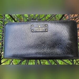Kate Spade Black Leather Wallet.